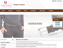 Tablet Screenshot of kendyfashion.com